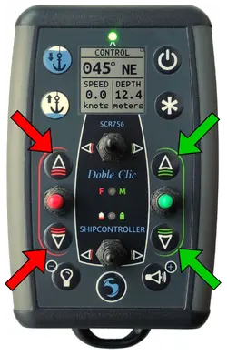 Second speed engine control buttons